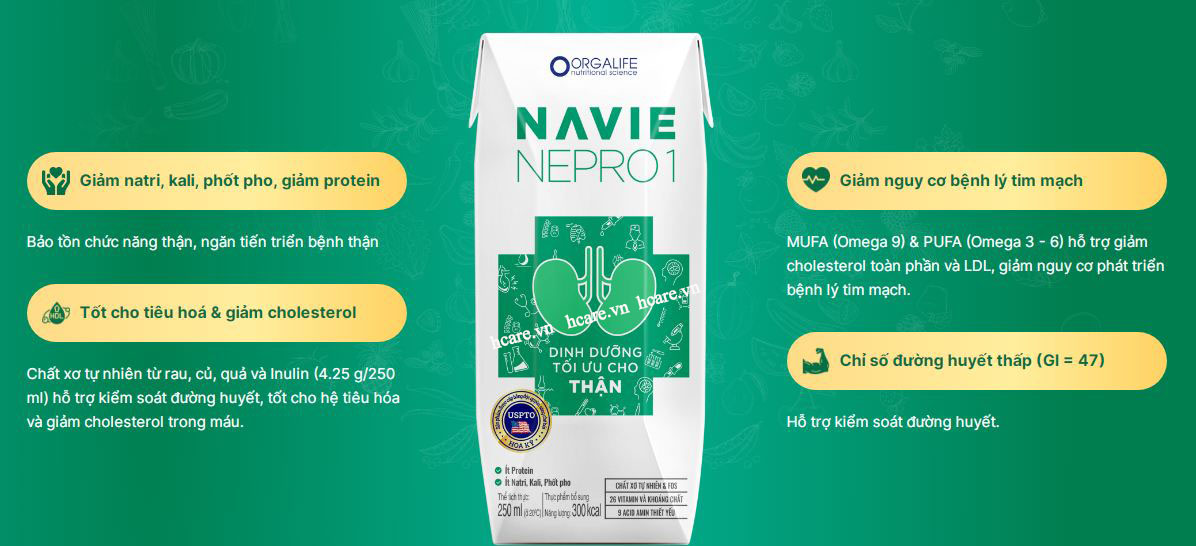 công dụng của Navie Nepro 1 