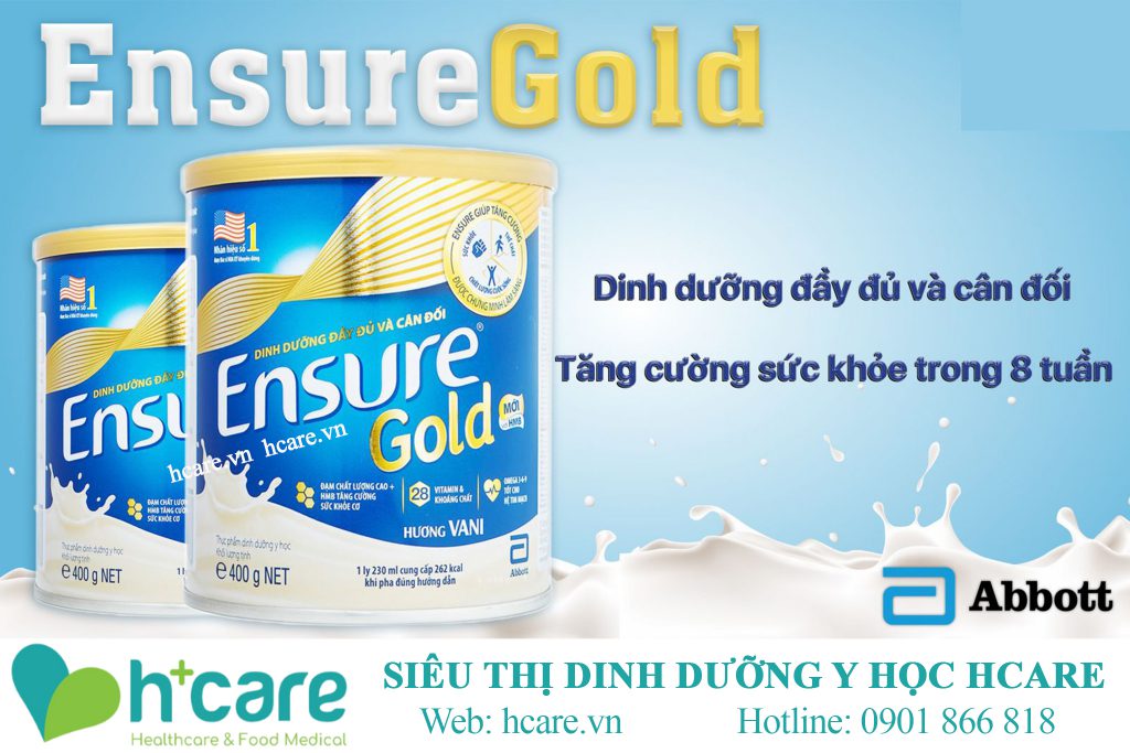 Sữa Ensure Gold bổ sung đầy đủ các dưỡng chất thiết yếu