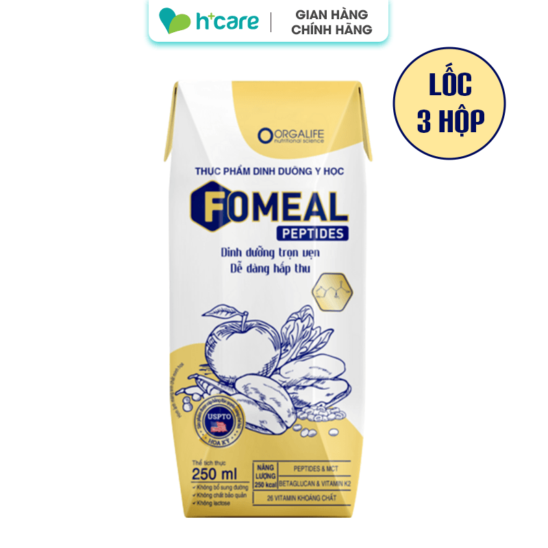 Soup uống Fomeal Peptides 250ml dinh dưỡng trọn vẹn dễ dàng hấp thu (30 hộp) - Ảnh 2