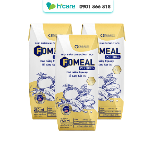 Soup uống Fomeal Peptides 250ml dinh dưỡng trọn vẹn dễ dàng hấp thu (3 hộp)